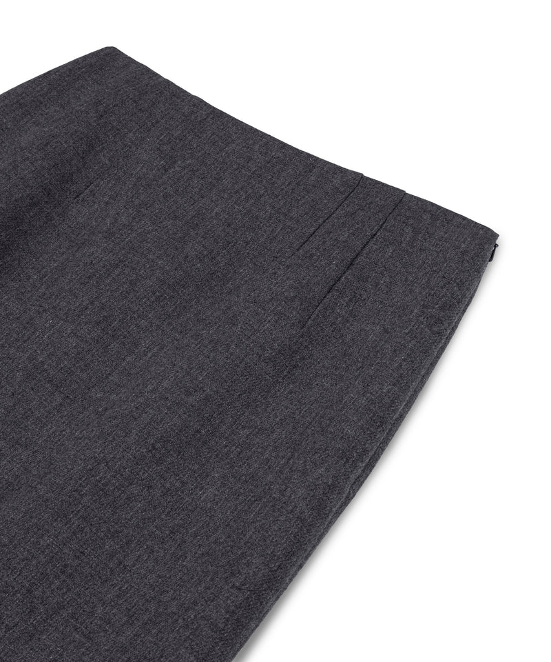 Machka Slit Skirt Anthracite