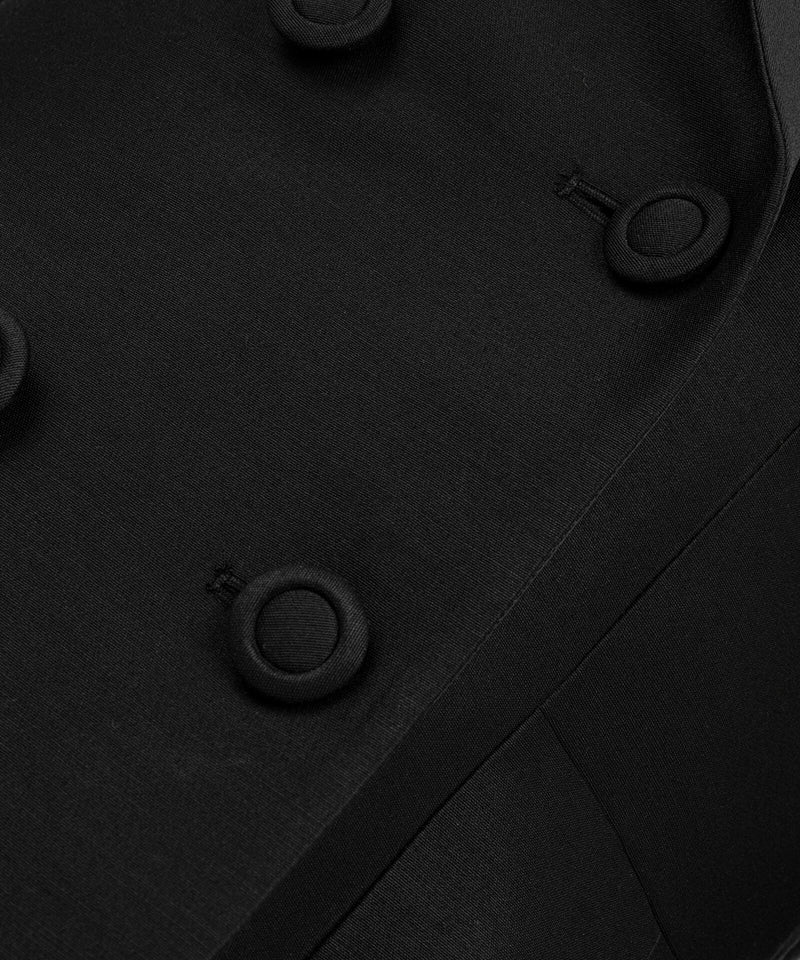 Machka Double-Breasted Blazer Black