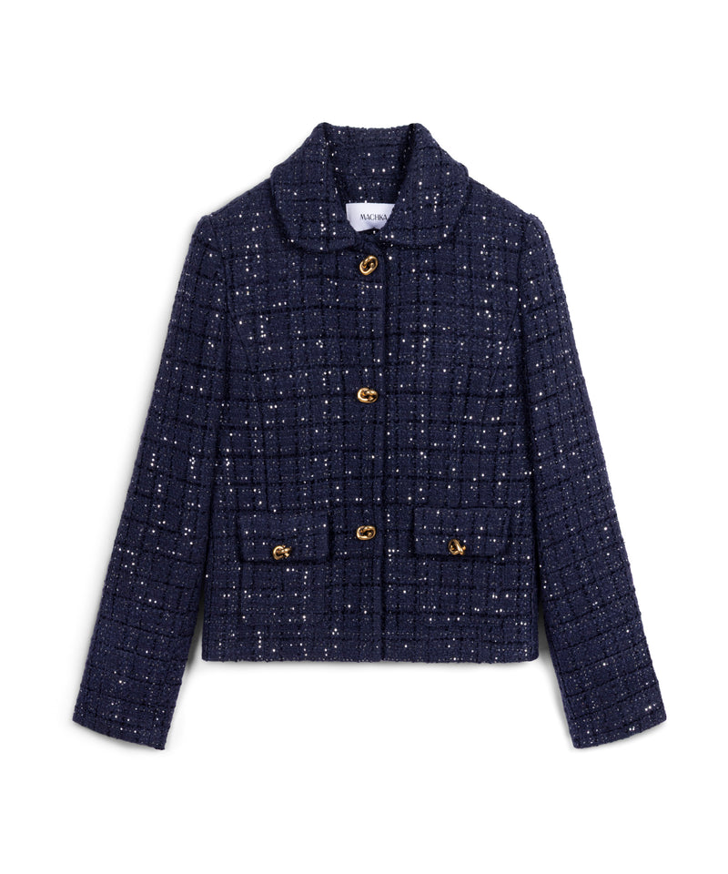 Machka Sequined Jacket Indigo