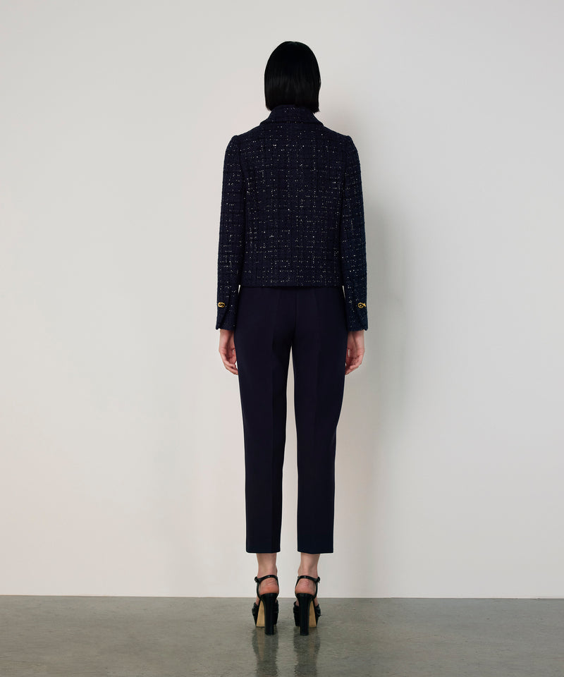 Machka Sequined Jacket Indigo
