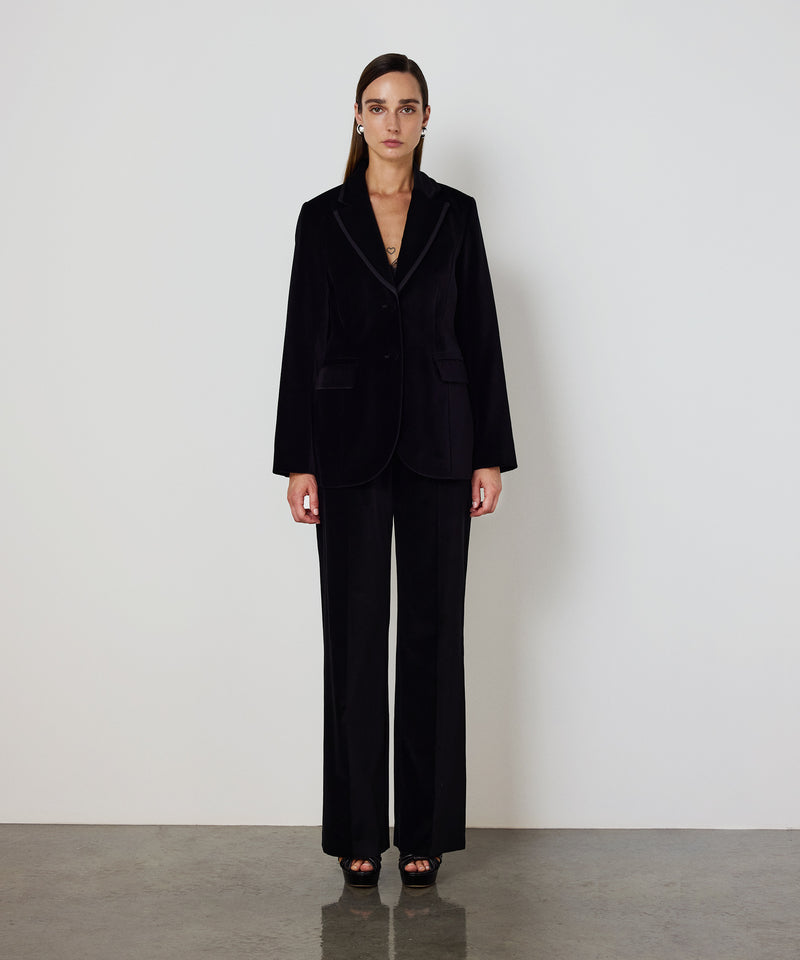 Machka Velvet Blazer Black