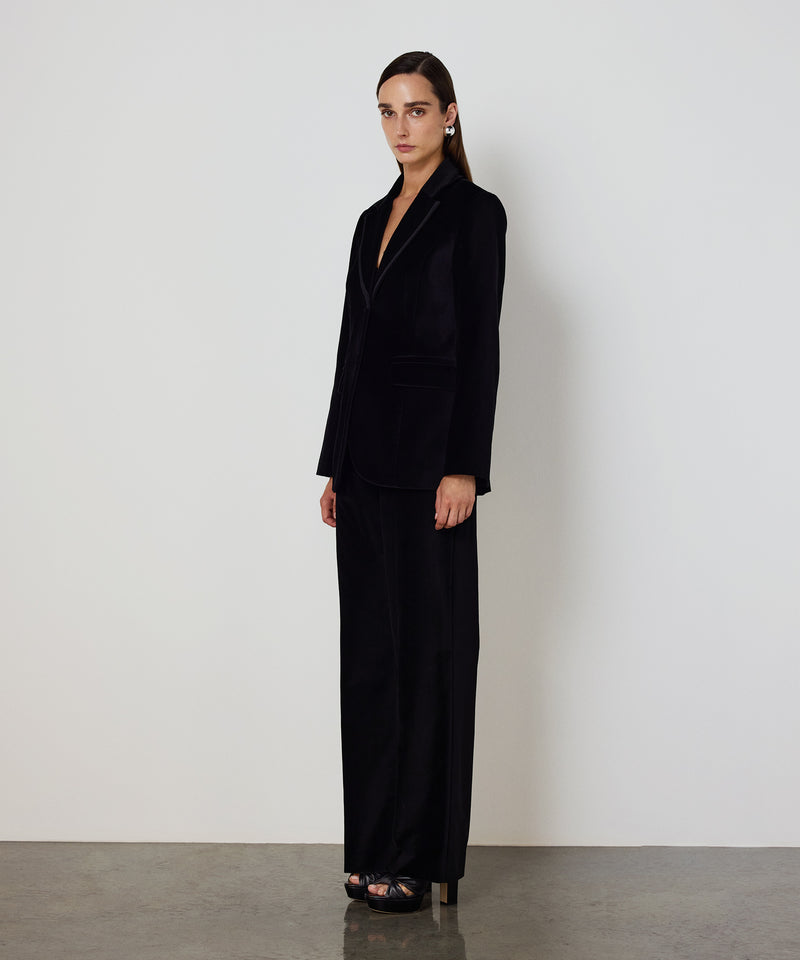 Machka Velvet Blazer Black