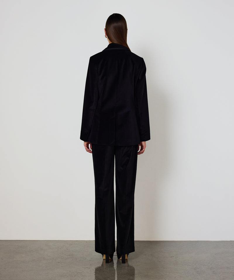 Machka Velvet Blazer Black