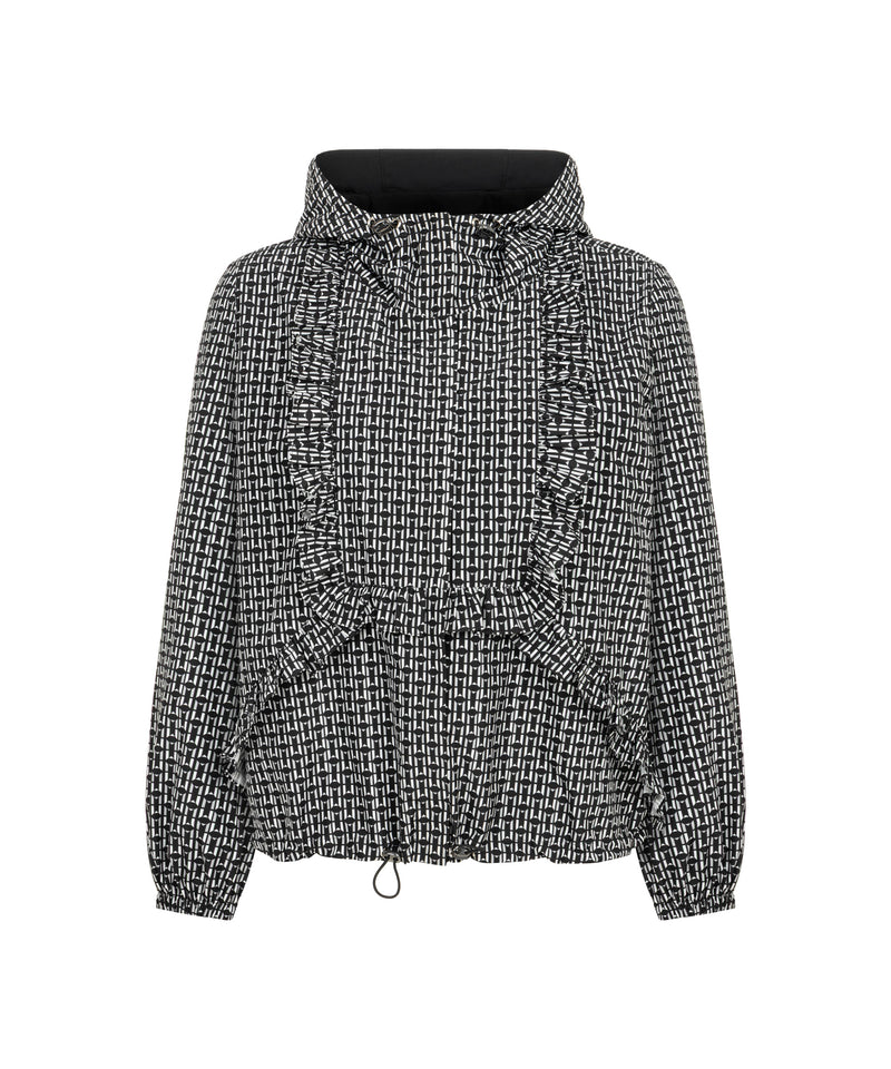 Machka Monogram Print Jacket Black