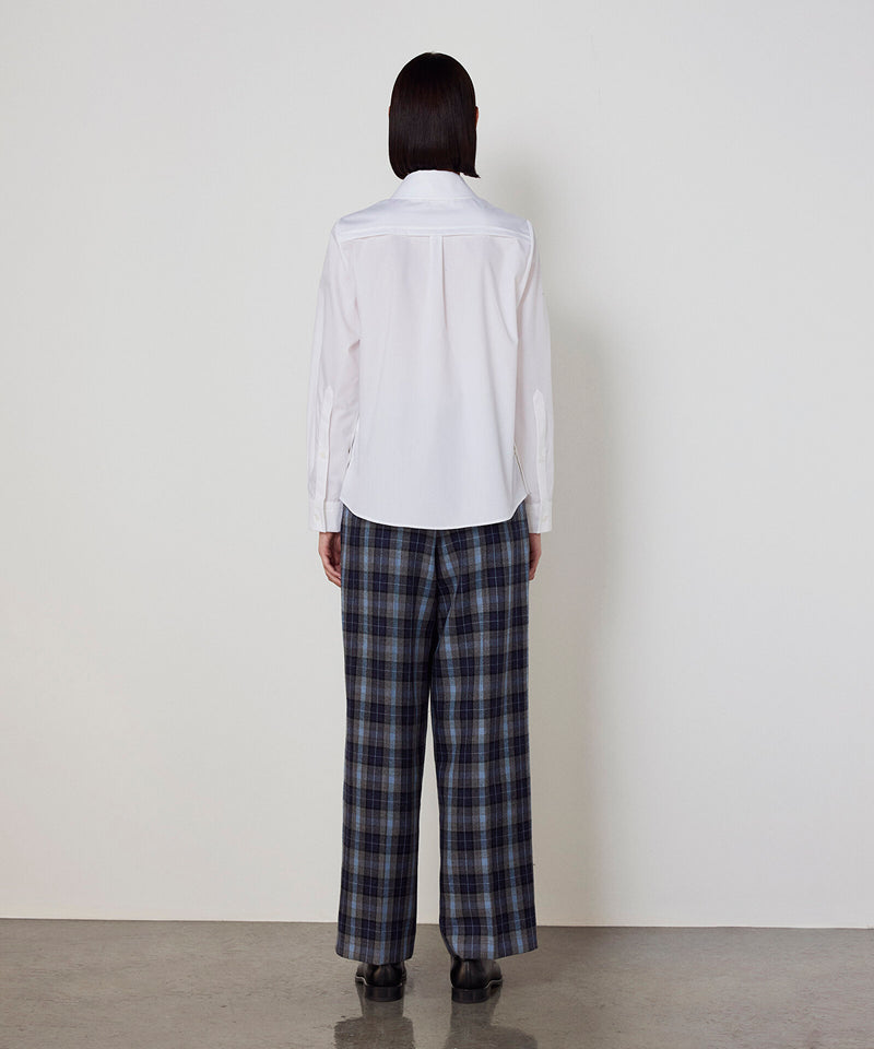 Machka Ribbed Poplin Shirt White