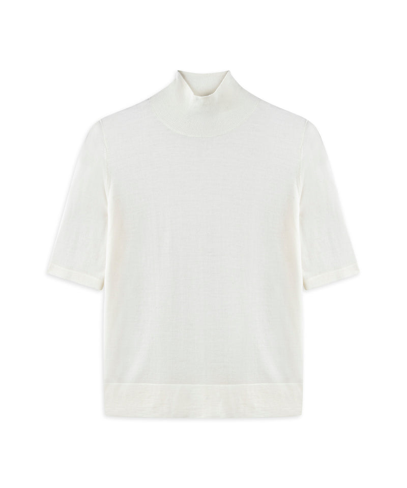 Machka Turtleneck Wool Knit Ecru
