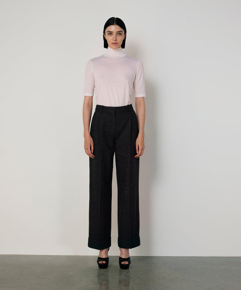 Machka Turtleneck Wool Knit Ecru