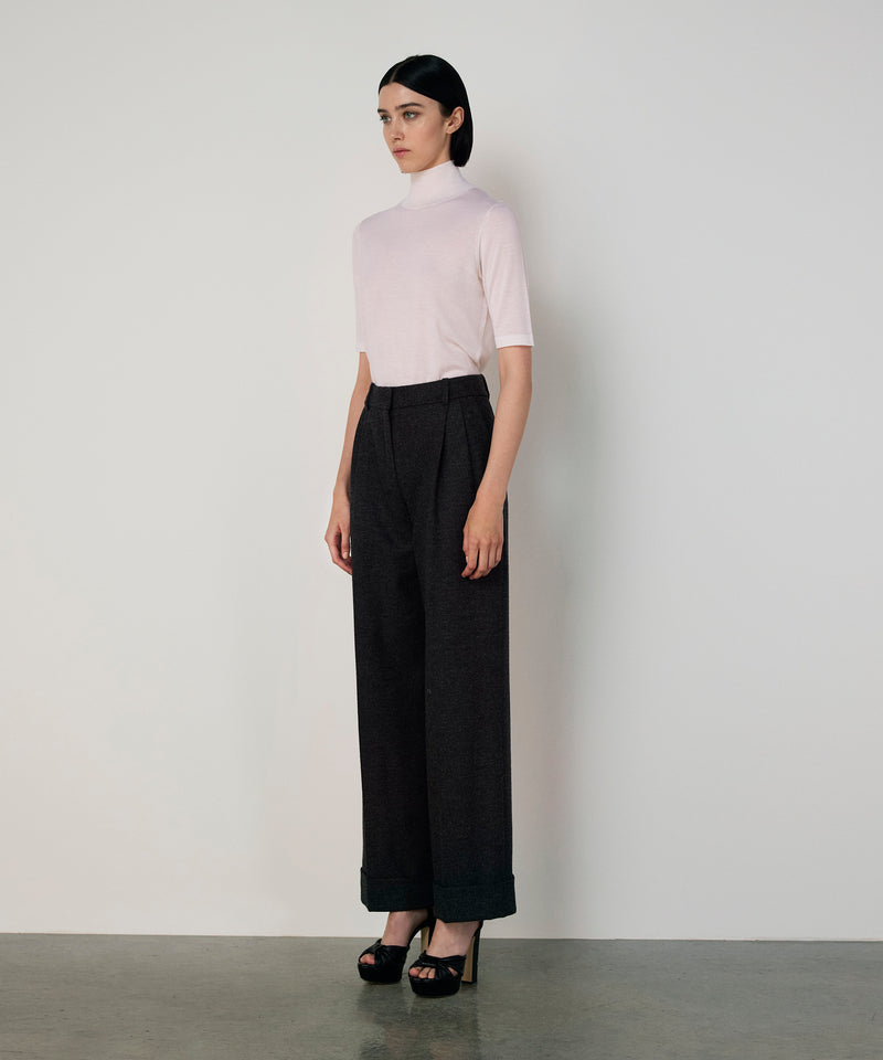 Machka Turtleneck Wool Knit Ecru