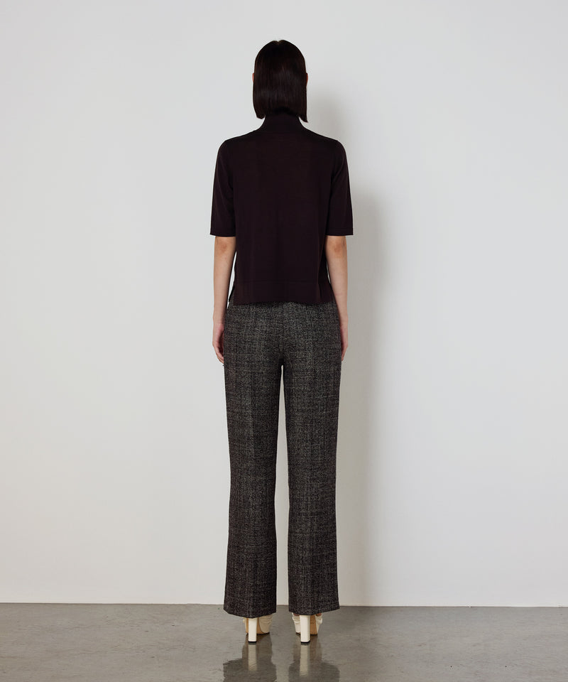 Machka Turtleneck Wool Knit Brown