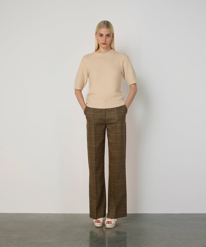 Machka Openwork Knit Beige