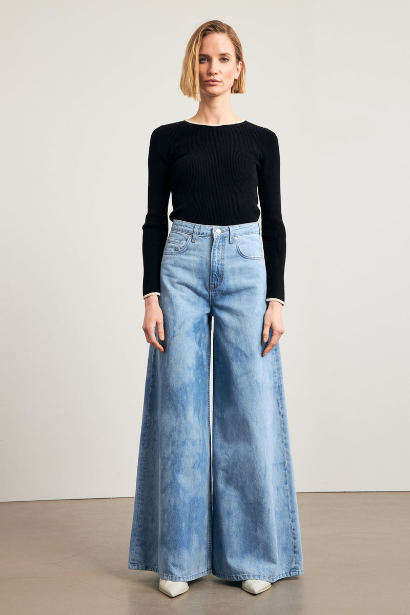 Setre Wide Leg Jeans Light Blue