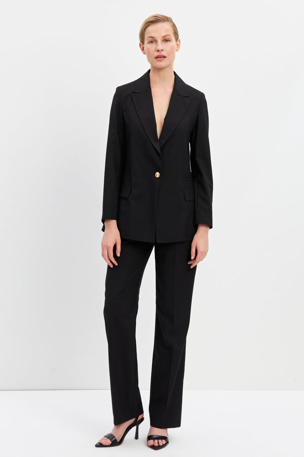 Setre Single Button Jacket Black