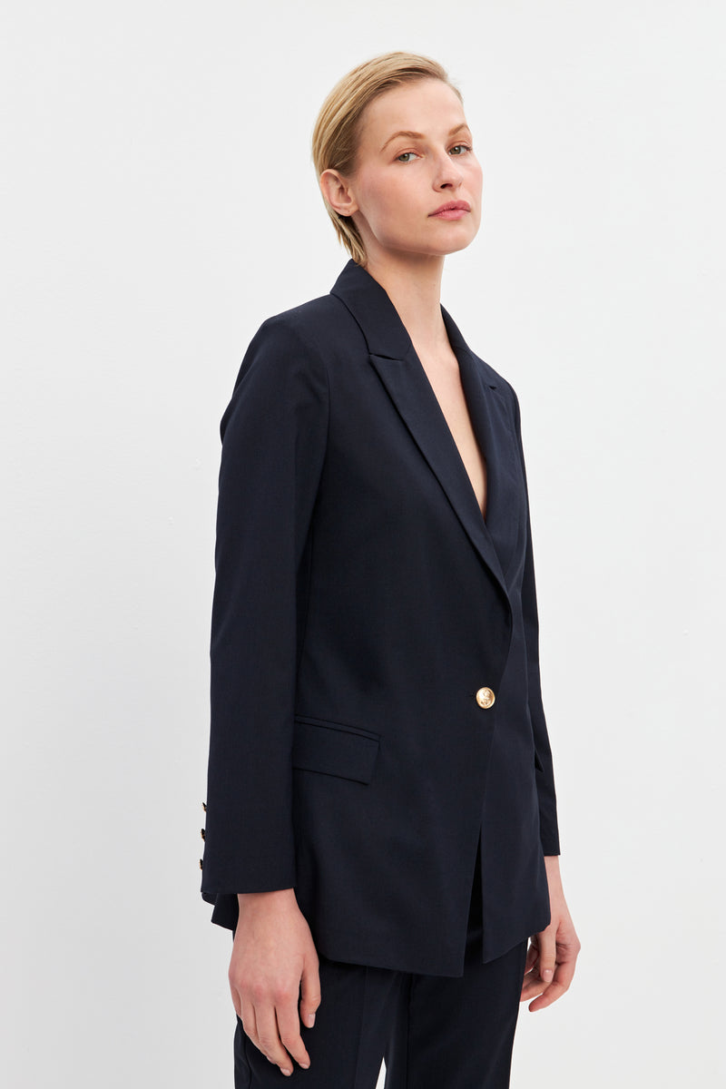 Setre Single Button Jacket Navy