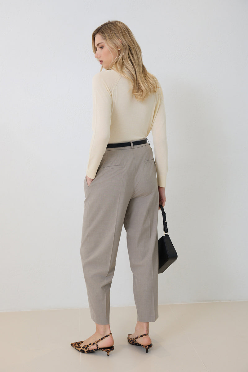 Setre Waist And Pleat Detailed Trousers Mink