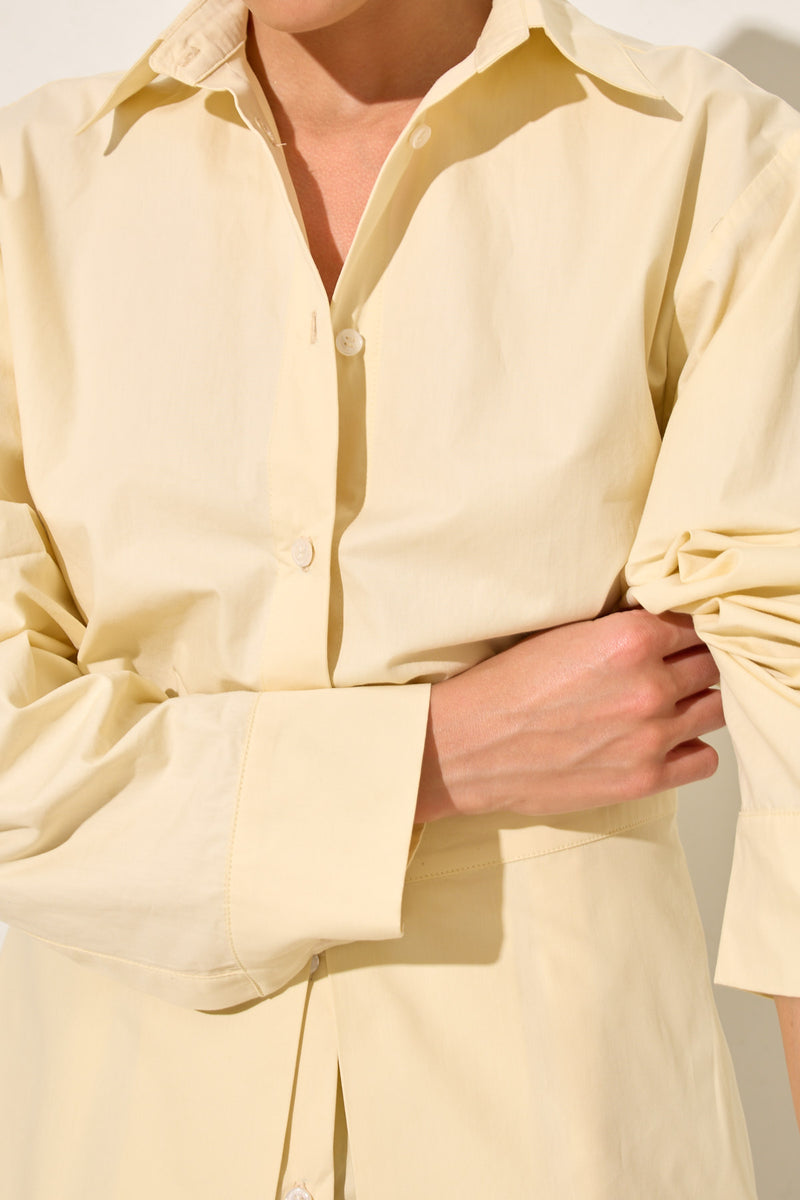 Setre Two-Piece Look Solid Shirt Amber