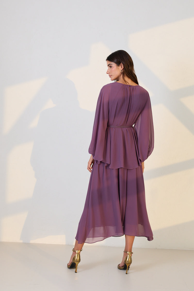 Setre Two-Piece Form Dress Purple