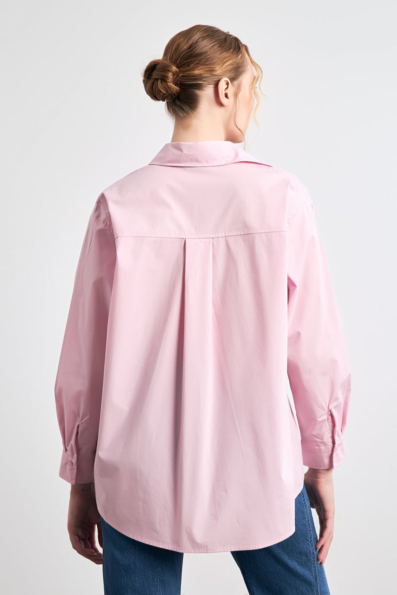 Setre Bow-Detailed Shirt Pink