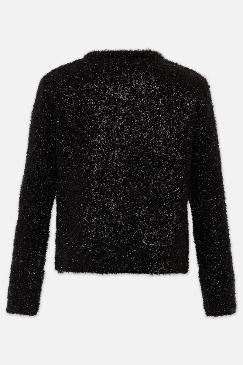 Setre Button Detailed Long Sleeve Knitwear Black