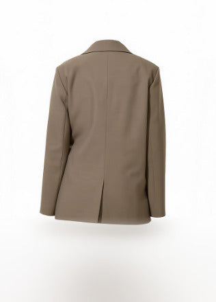Setre Belt Detailed Blazer With Trousers Brown