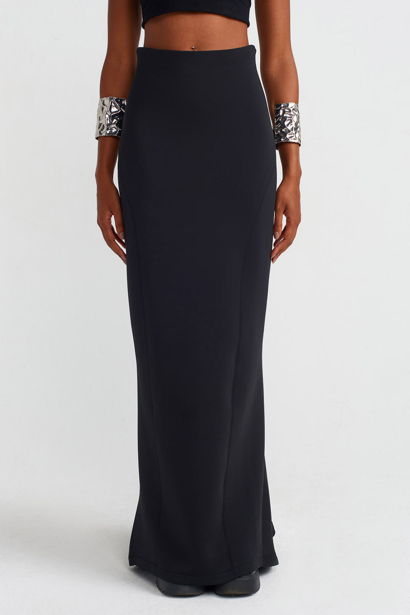 NU Tail Fish Skirt Black