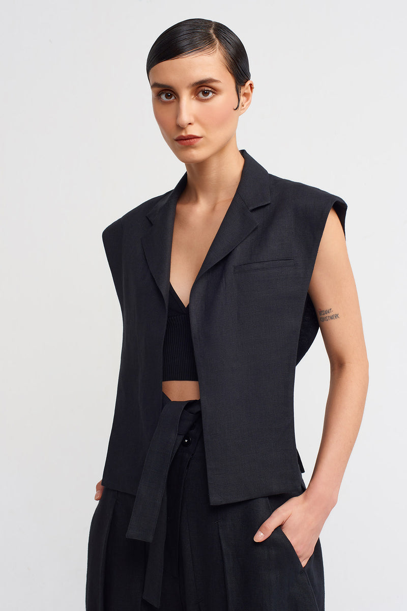 Nu Open-Side Vest Black