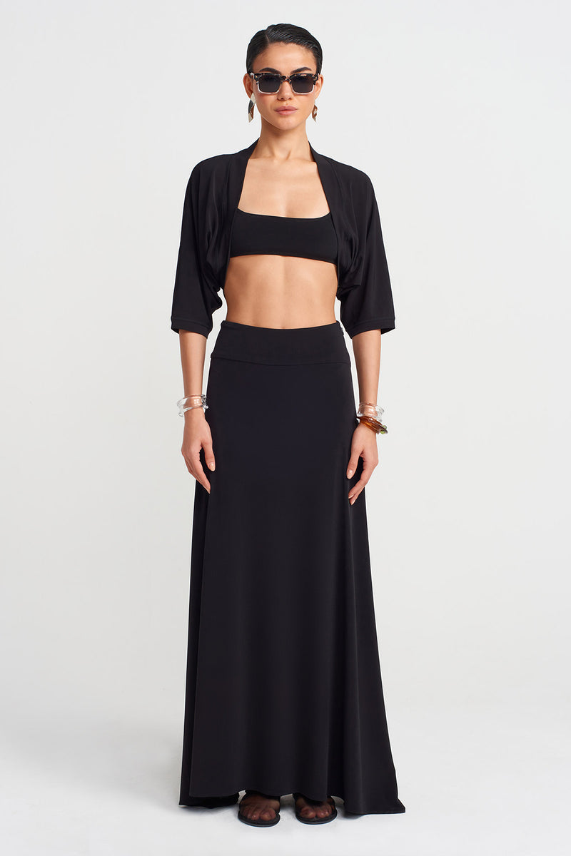 NU Short Bolero Cardigan Black