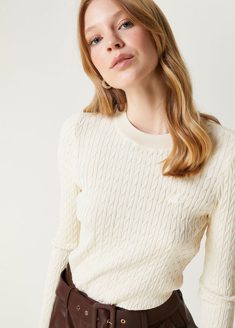 Beymen Club Hair Knitted Sweater Ecru