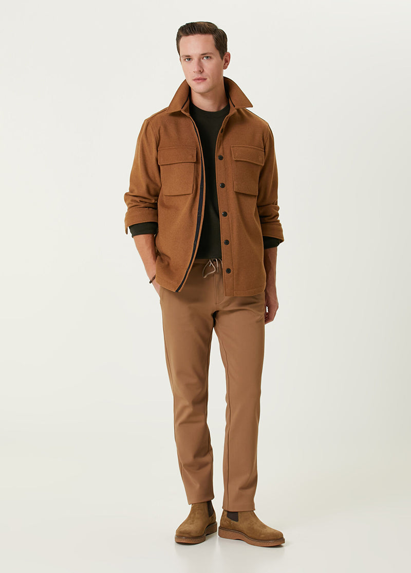 Beymen Club Men Hair Overshirt Camel