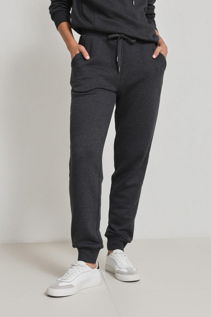 Setre Hooded Detailed Tracksuit Anthracite