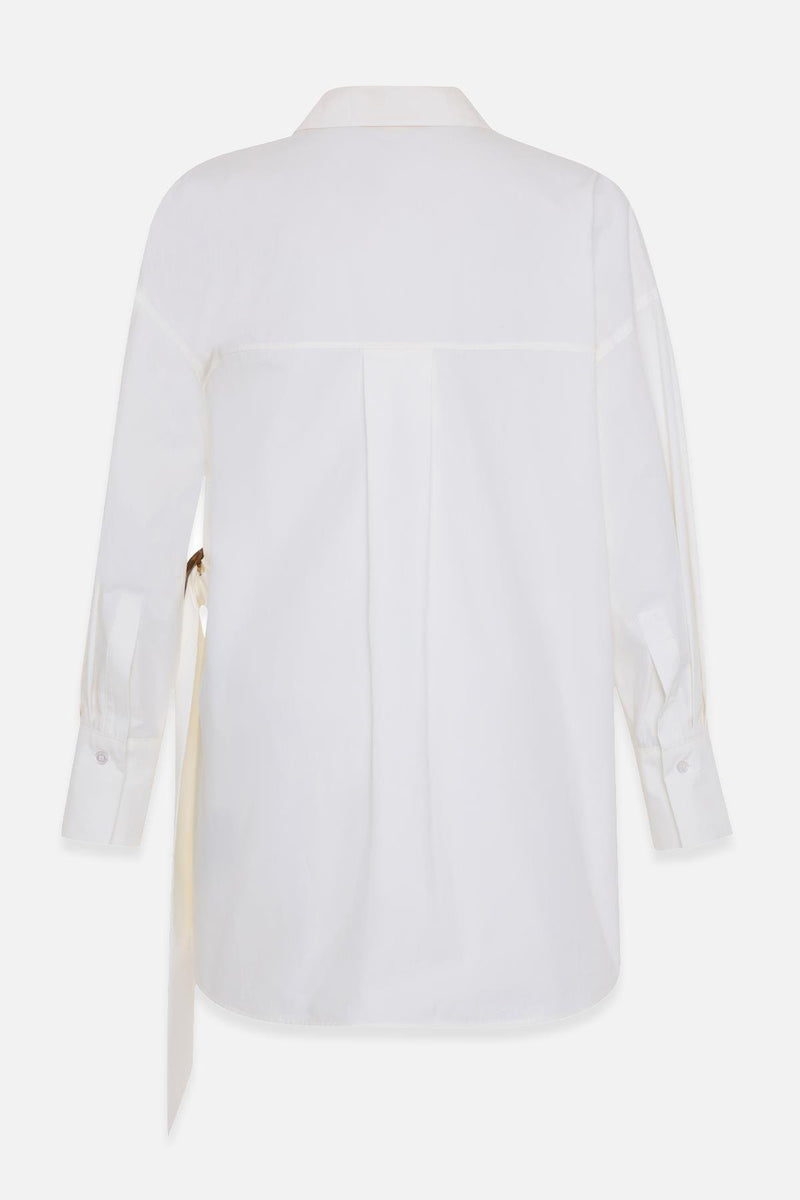 Setre Collar And Accessory Detailed Shirt Ecru