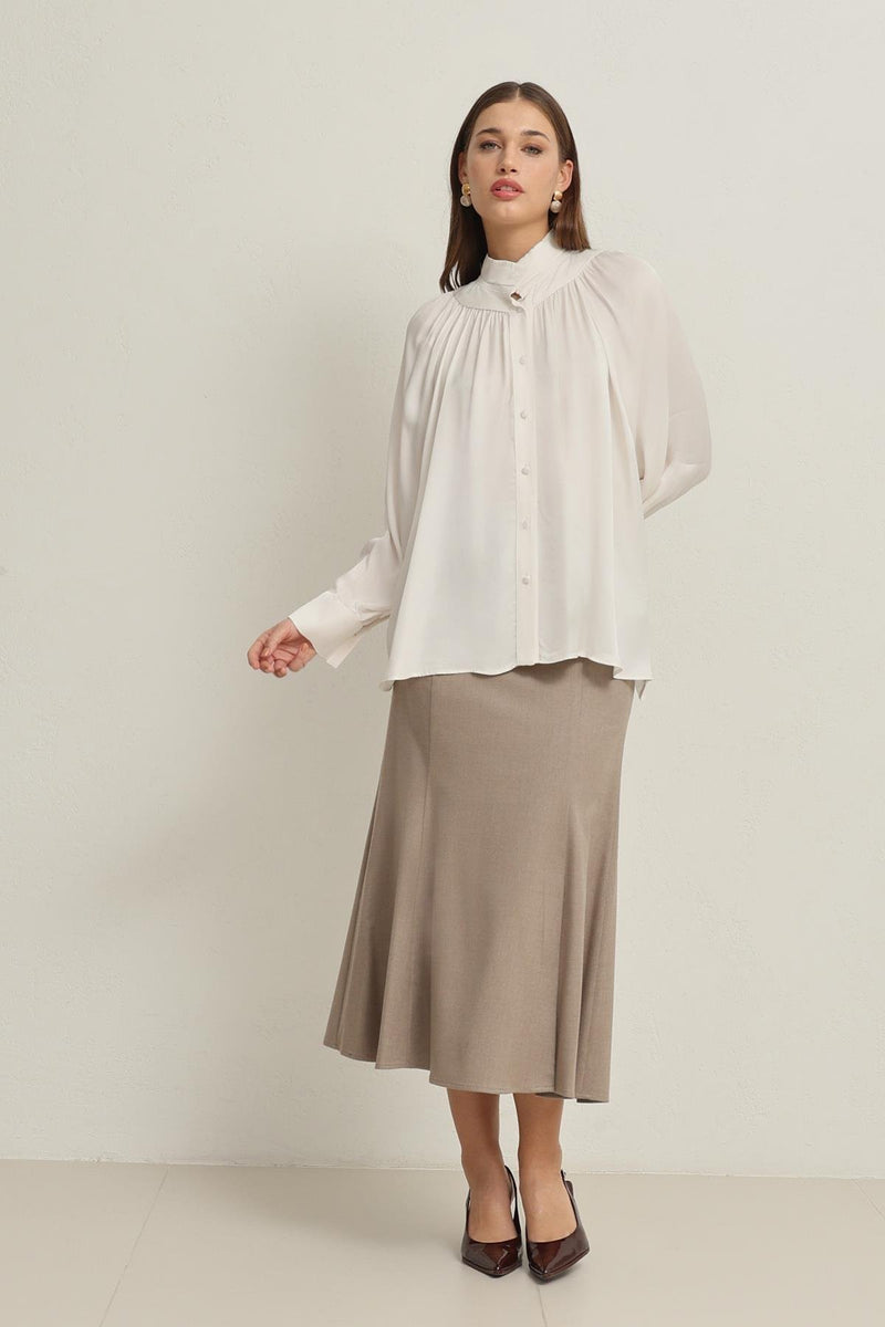 Setre Long Sleeve Shirt Ecru