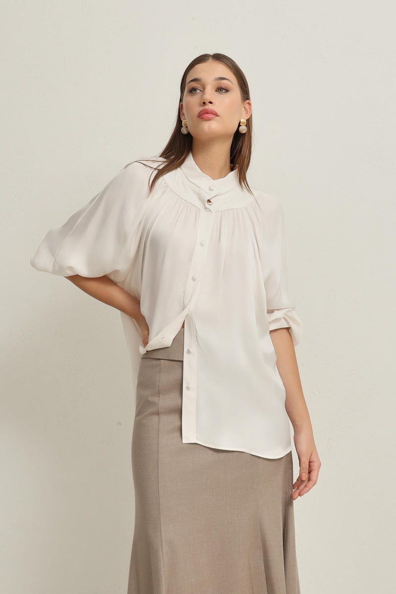 Setre Long Sleeve Shirt Ecru