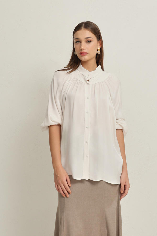 Setre Long Sleeve Shirt Ecru
