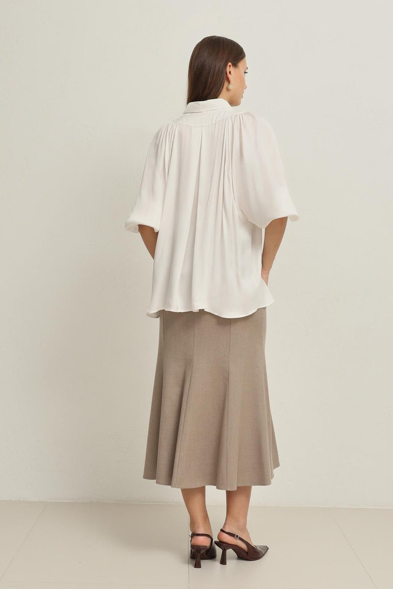 Setre Long Sleeve Shirt Ecru