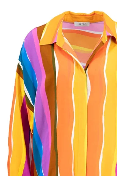 Setre Vertical Stripe Patterned Shirt Multi Color