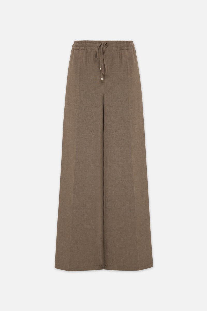 Setre Elastic Waist Relaxed Cut Trousers Mink