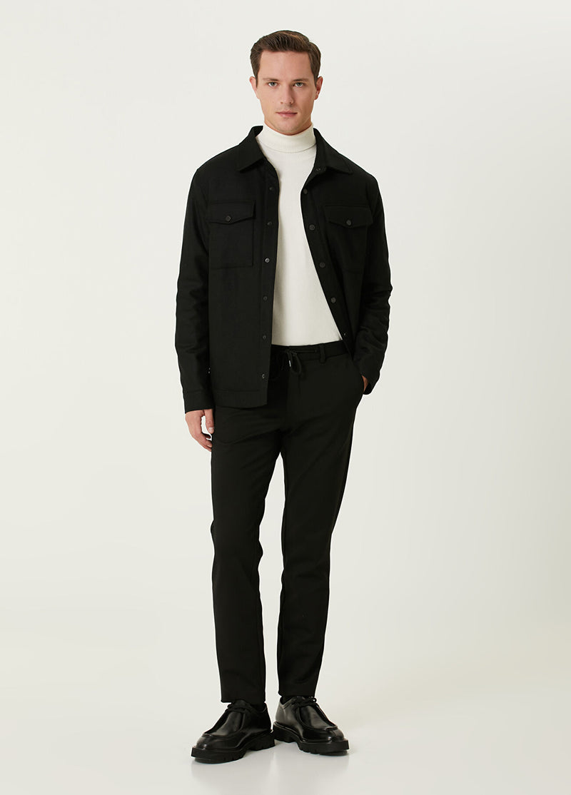 Beymen Club Men Wool Overshirt Black