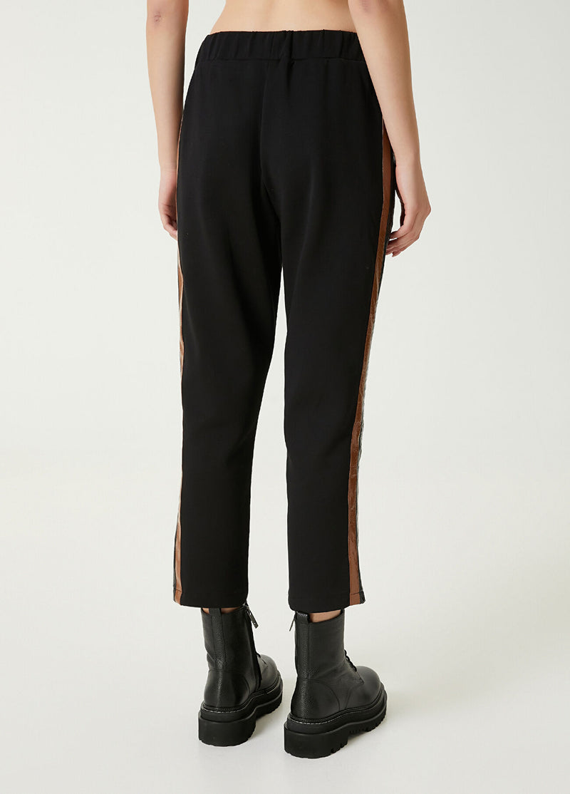 Beymen Club Stripe Detailed Sweatpants Black