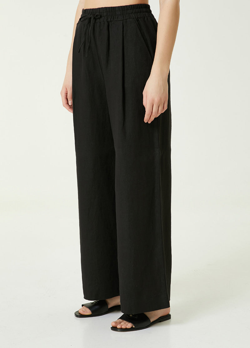 Beymen Club Linen Trousers Black