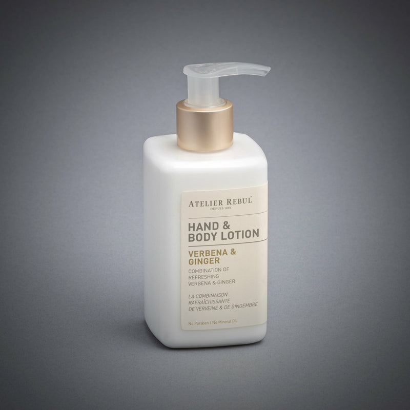 ATELIER REBUL VERBENA & GINGER HAND & BODY LOTION 250ML