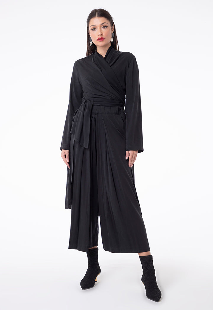 Choice Palazzo Wide Leg Pants Black