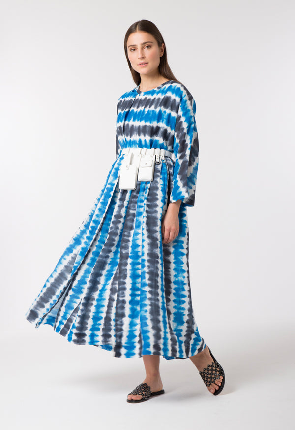 Choice Tie Dye Outerwear Chevron Blue