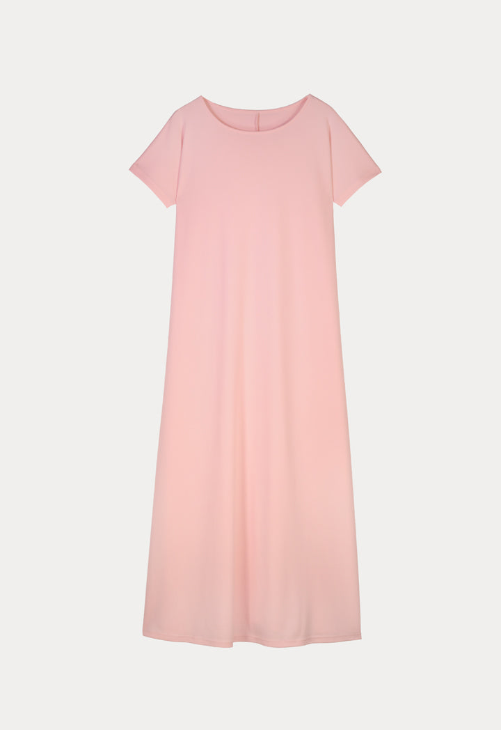 Choice Short Sleeve Jersey Dress Pink