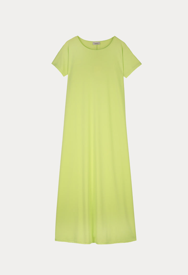 Choice Short Sleeve Jersey Dress Lime