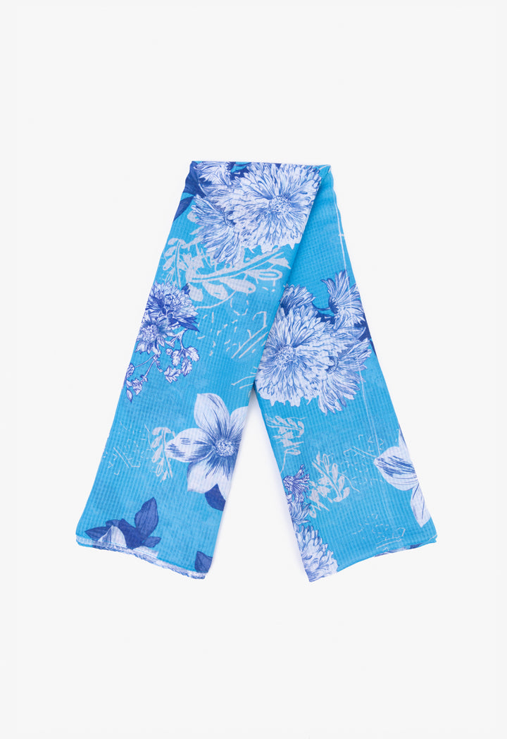 Choice Printed Scarf Blue