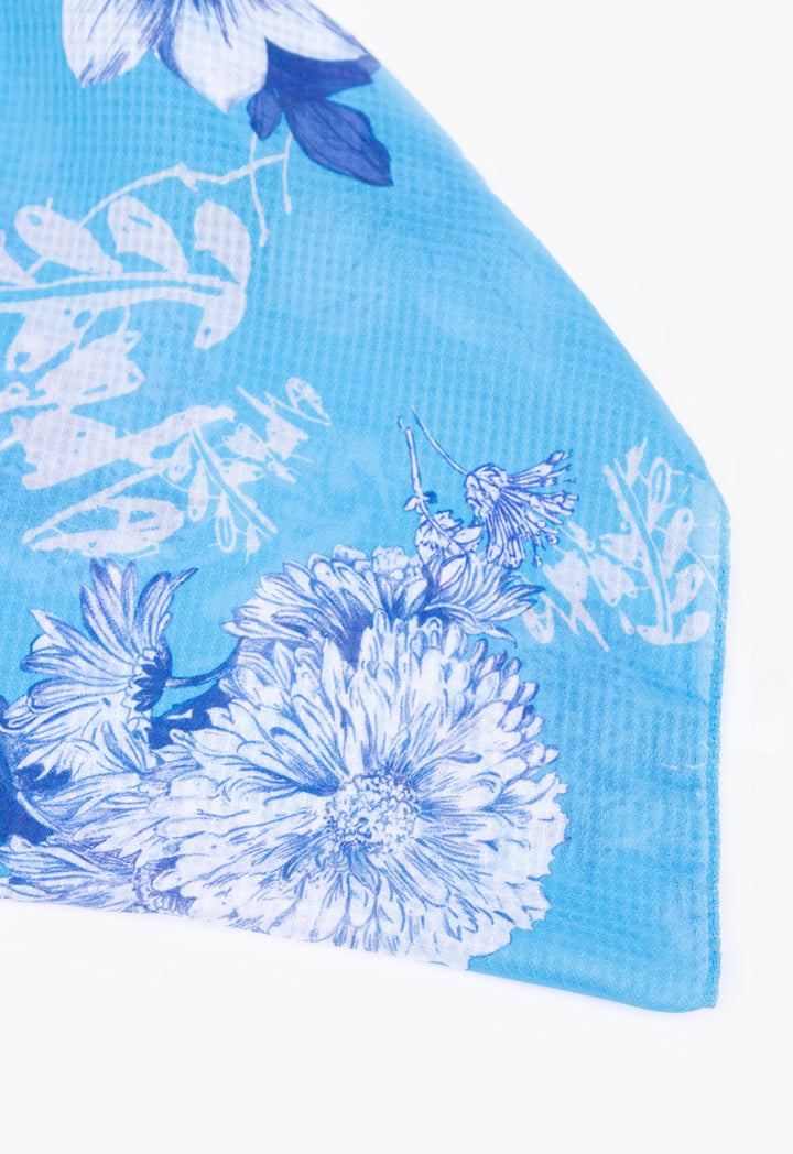Choice Printed Scarf Blue