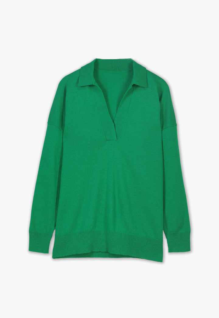 Choice Solid-Toned Sweatshirt Green