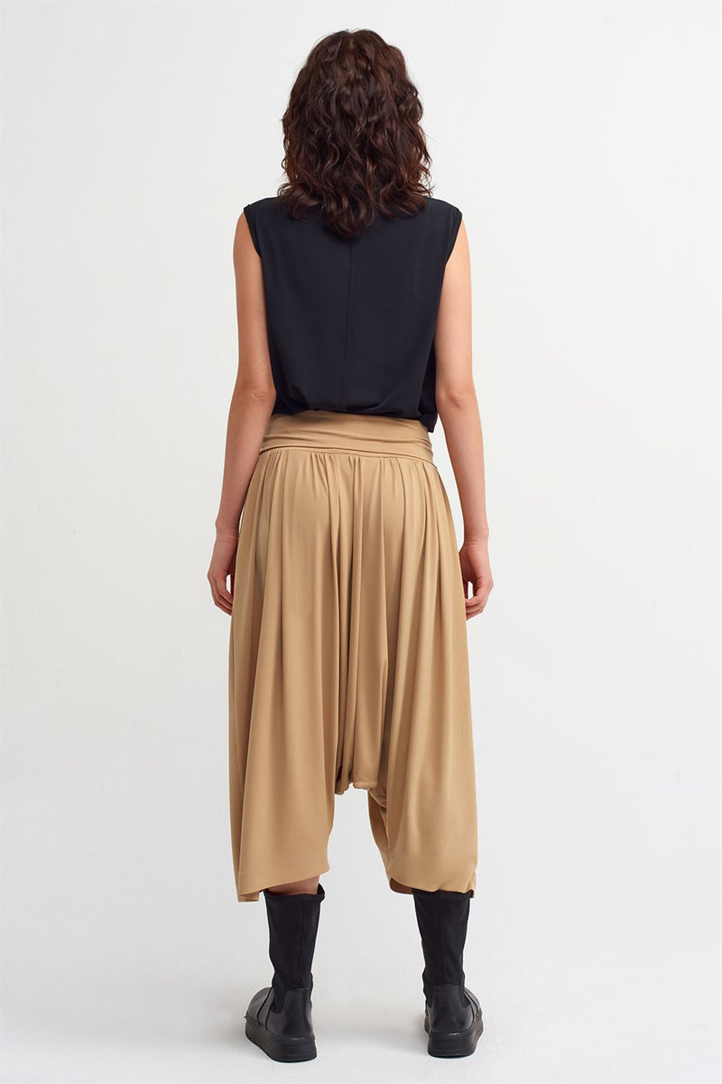 Nu High Waist Harem Trouser Nude