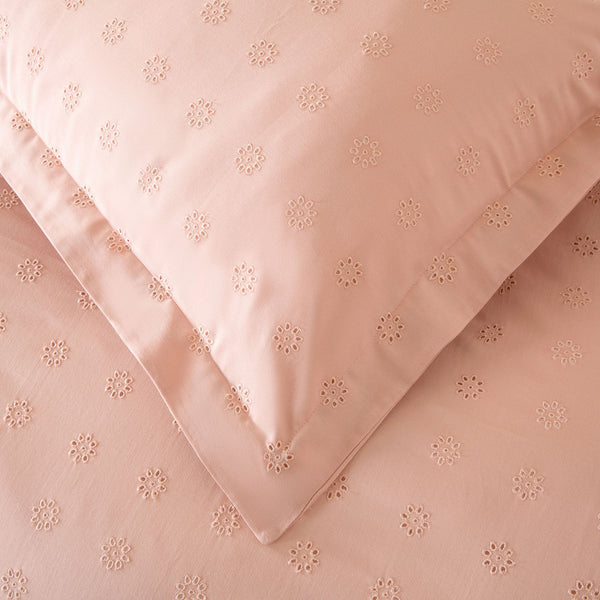 Chakra Bamboo Margarita Duvet Cover Set Sng 160X220Cm Salmon