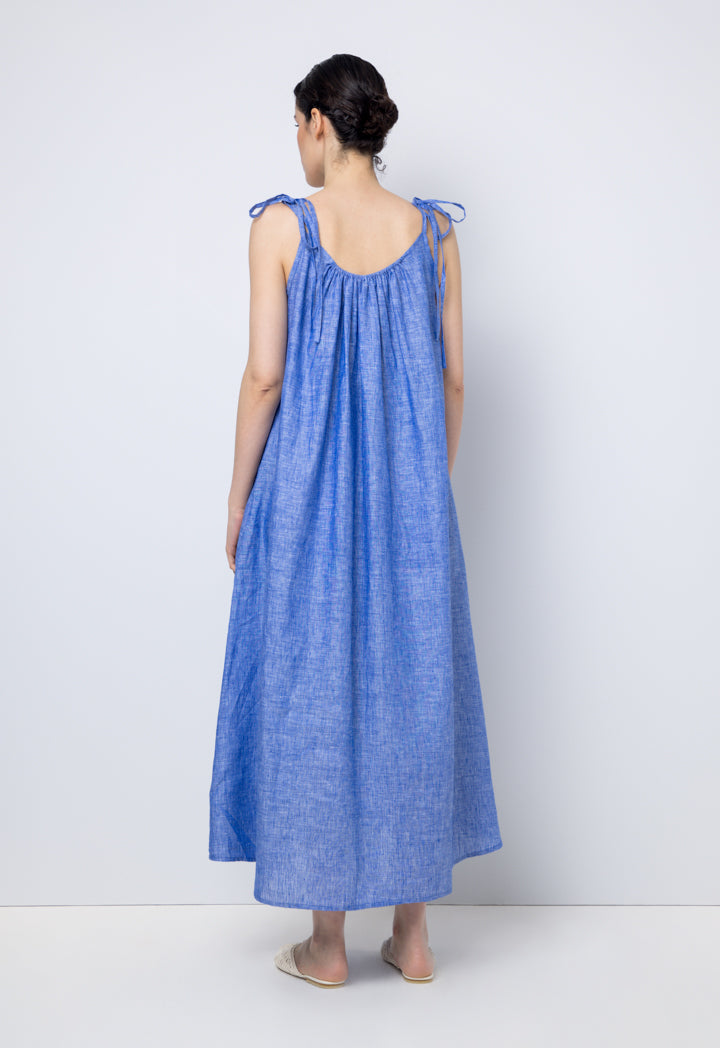 Choice Adjustable Strap Maxi Dress Blue